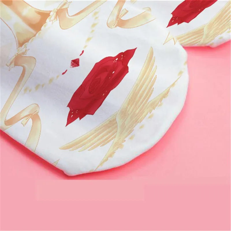 Pink Adorable Anime Tight Stocking Female 3D Printed Cute Strawberry Qme