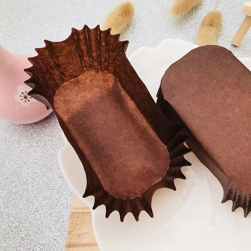 50Pcs Kitchen Cake Mold Bake Oil-proof Paper Muffin Paper Cups Cake Tray Party Baking Decoration Tools Cupcake Wrapper c2665 Qme