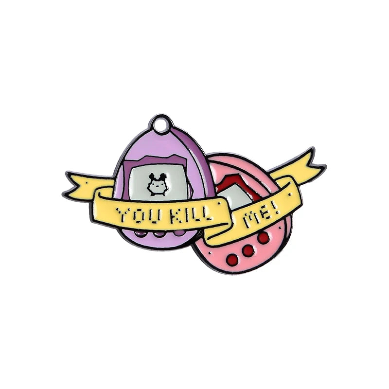 Fun Retro Arcade Game Enamel Pins Collections Cartoon 90s Gamepad Jewelry Brooch Denim Shirt Collar Badge Bag Lapel Friends Gift Qme 6