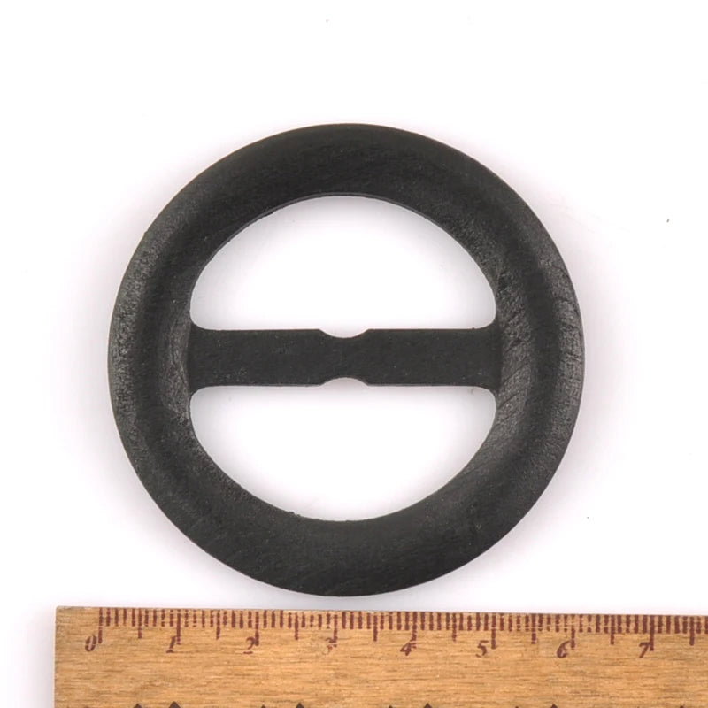 Wooden Round Ring Belt Buckle For Clothes Bag Accessories Apparel Garment Ornament Handmade DIY Accessories Windcoat Decor m2591 Qme