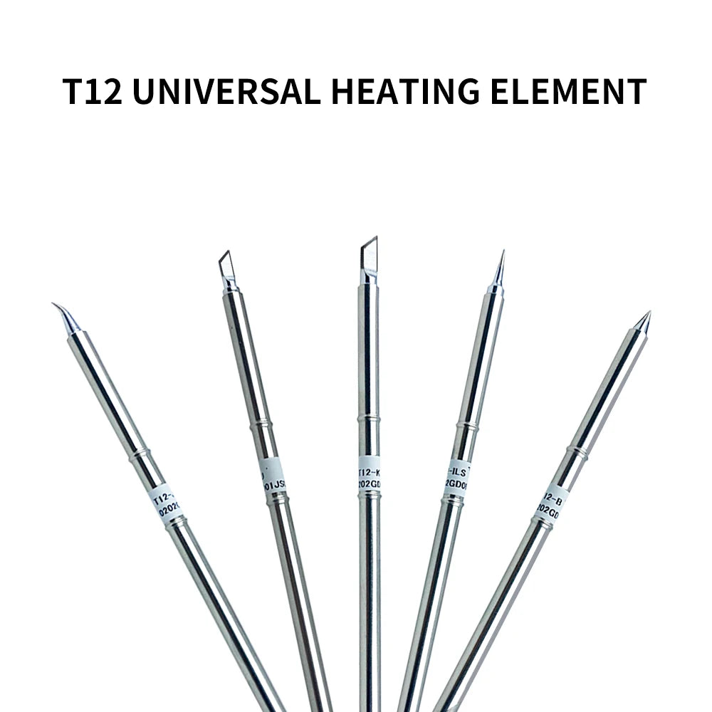 Lefavor T12 Series Soldering Iron Tips FX951 FX-952 Station Qme