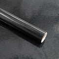 1 5 10m Self-adhesive Film Black Thickened Sticker Furniture Kitchen Qme black 10mx55cm