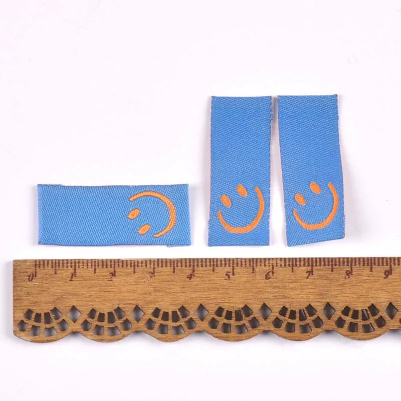 50Pcs 8colors Embroidery Labels Sewing Clothes Handmade Accessories For Kids Care Bags Clothing Tags Garment Crafts 1.5x4cm Qme