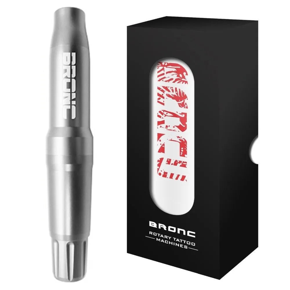 HUMMINGBIRD BRONC V4 Permanent Makeup Rotary Tattoo Machine Pen For Cartridge Needle Supply Qme Silver
