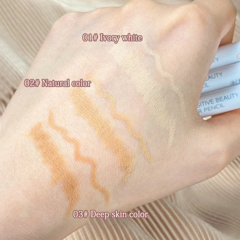 Concealer Eyebrow Pen Stick Natural Moisturizing Concealer Pencil Cover Spot Dark Circles Invisible Pores Waterproof Face Makeup Qme