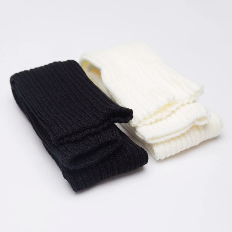 70cm Japanese Lolita Sweet Girl Warmers Knitted Foot Cover Leg Warm Socks Women Slim Long Winter Sock Cosplay Heap Heap Socks Qme