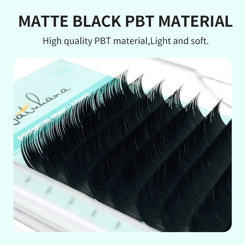 NATUHANA Korea PBT 16Rows B C D Curl Eyelash Extension False Qme