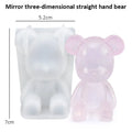 Stereoscopic Animal Resin Molds Silicone Bear Casting Molds Epoxy Resin Mold for Keychains DIY Handmade Resin Jewelry Supplies Qme Bear 5