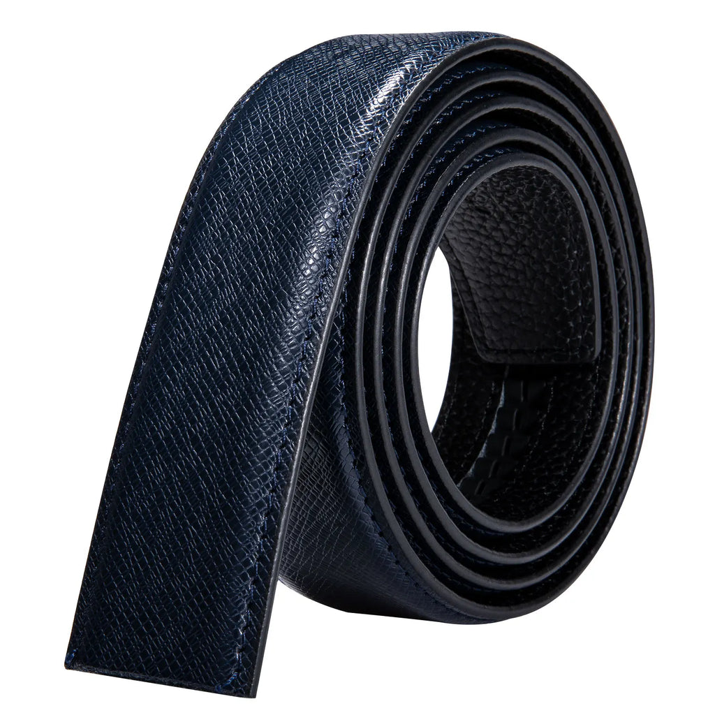 Men's Belt Without Buckle Cowskin Leather No Automatic Replacement Qme DM-E 110cm