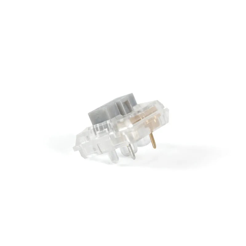 Kailh Choc Silver Crystal Switch Low Profile Switch Chocolate Mechanical Keyboard Switch RGB SMD Silver Stem Linear Hand Feeling Qme