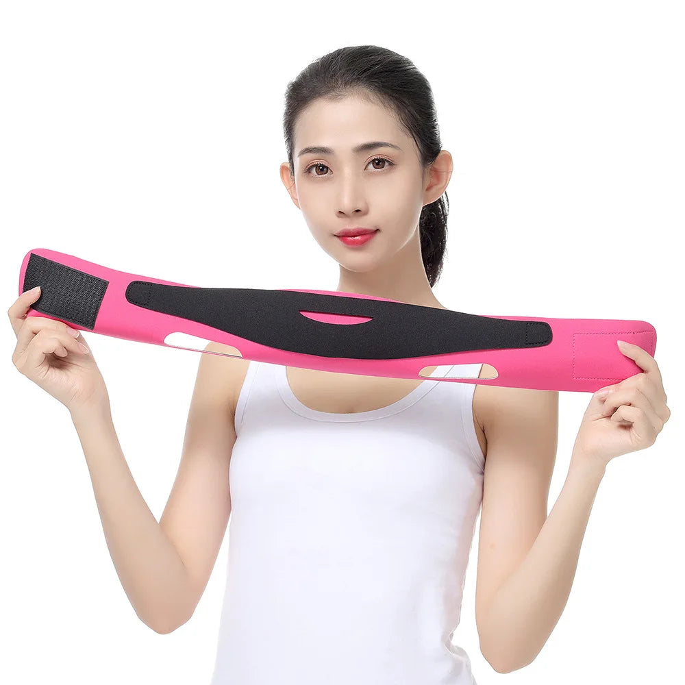 Elastic Face Slimming Bandage V Line Shaper Women Chin Cheek Lift Up Qme