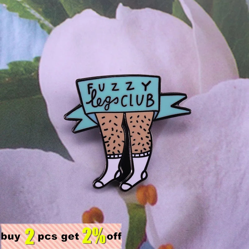 Feminist Enamel Pin Brooches Feminist Motivational Metal Brooch Pins Denim Hat Badge Collar Jewelry Gift for Women Wholesale Qme
