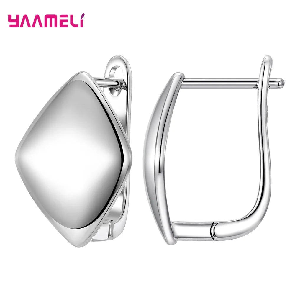 Real 100% 925 Sterling Silver Color Zircon Findings Earrings Leverback Earwire Fittings Components Accessories Handmade Supplies Qme Design 33