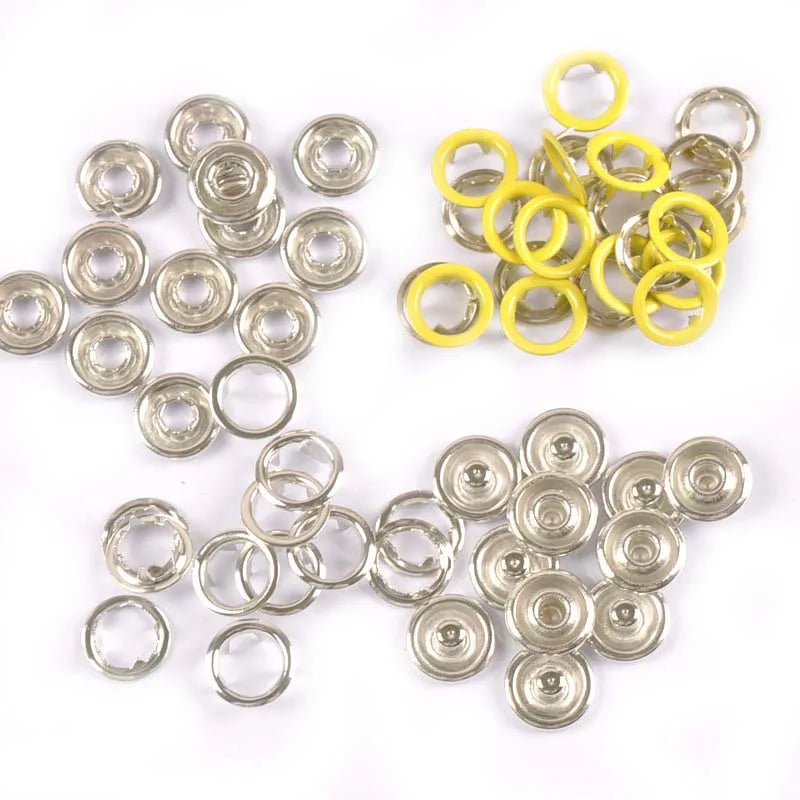 9.5mm 18color Metal Prong Snap Buttons For Clothes Baby Romper Buckle Snap Fasteners Press Studs Poppers 20sets(4pcs 1set) c2230 Qme 11