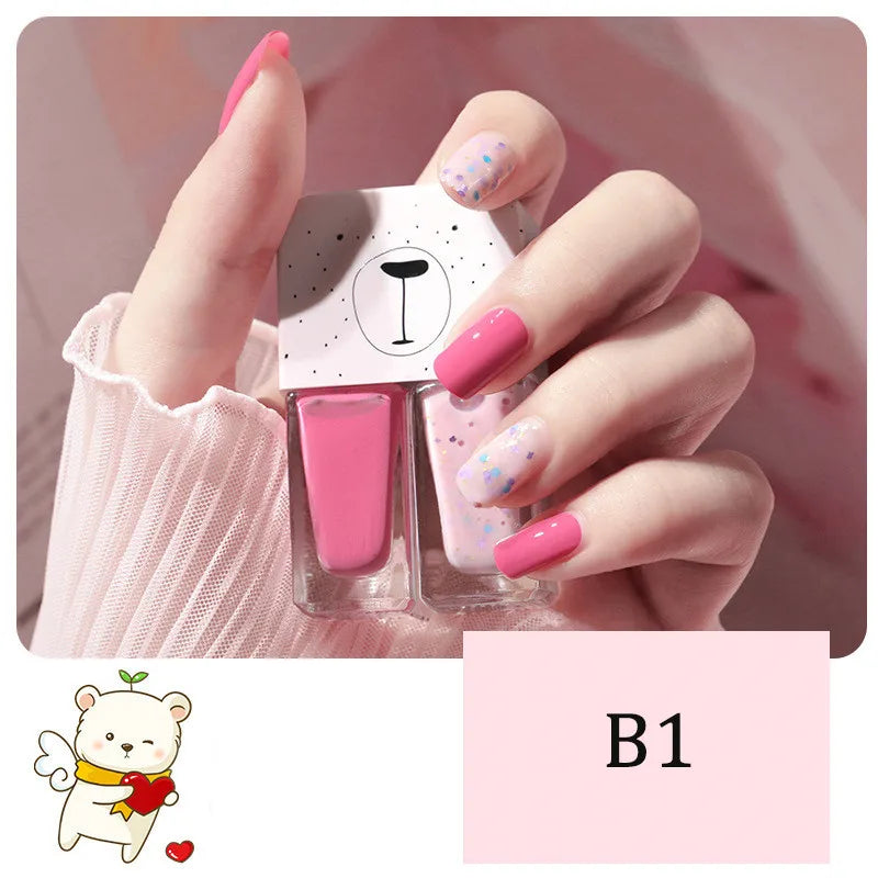1 Candy Nail Polish Manicure Water-based Bright Scrub No Bake Peeling