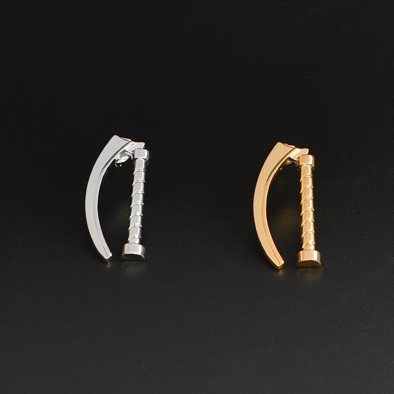 Medical Brooches Collection Crystal Uterus Microscope Scalpel Stomach ECG Tooth Pins Jewelry for Doctor Nurse Badge Wholesale Qme