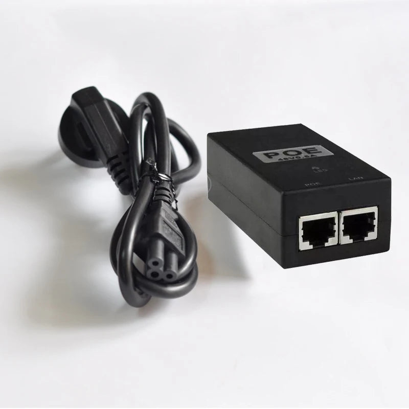 ESCAM CCTV Security 48V0.5A 15.4W POE adapter POE Injector Ethernet power for POE IP Camera Phone PoE Power Supply Qme
