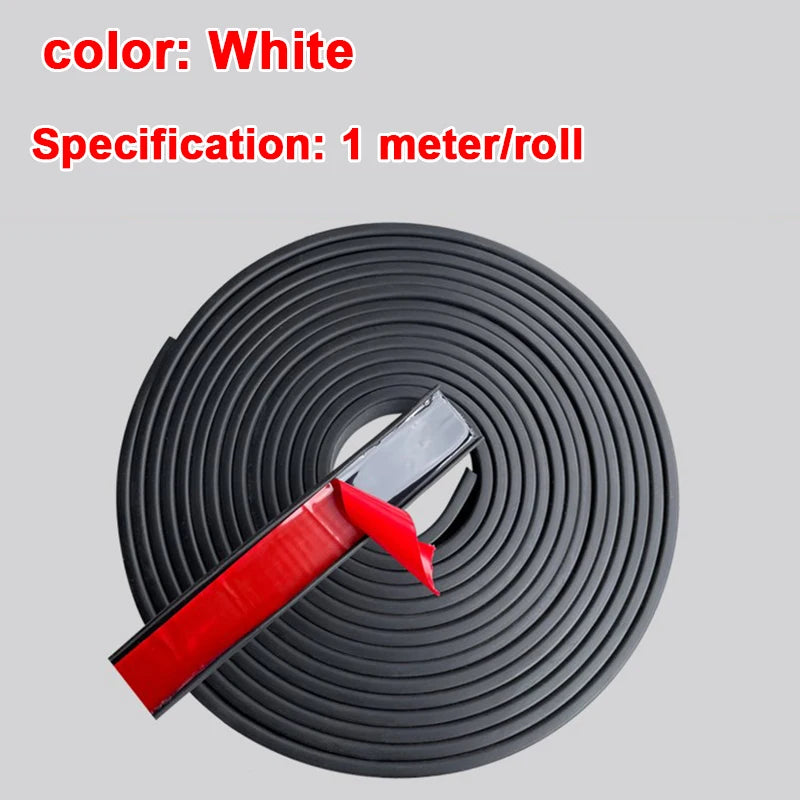 1M Self Adhesive U Shaped Furniture Edge Guard Banding Strip PVC Protector Trim Sealing Tape for Labelling Cabinet Protection Qme Black 16mm