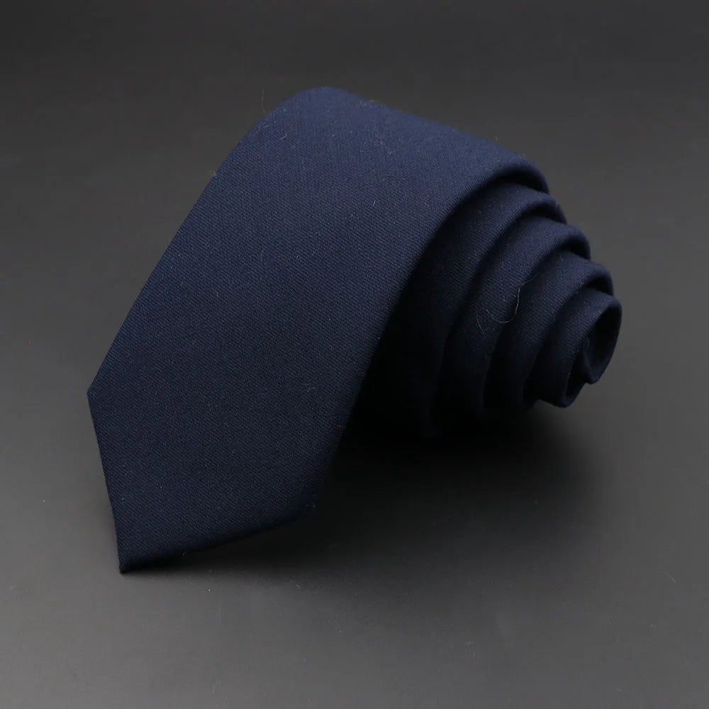 Mens Ties Classic Cotton Handmade Skinny Grey Plaid Neckties Striped Qme 7