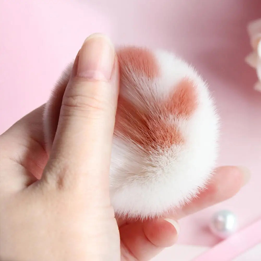 Cat's Paw Makeup Brush Telescopic Cosmetic Powder Highlighter Qme