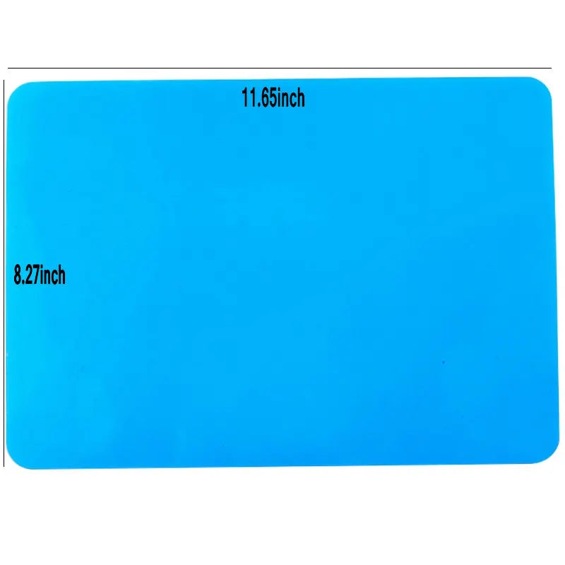 Epoxy Resin Tools Easy Jewelry Making Tools Silicone Workbenches Plastic Beaker Drilling Bits Sticks Disposable Cup Dispenser Qme Silicone pad-blue