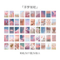 50pcs Life Scenery Sticky Book Style Deco Stationery Scrapbooking Decorative background Stickers Sticky Art Aesthetics Stickers Qme 3
