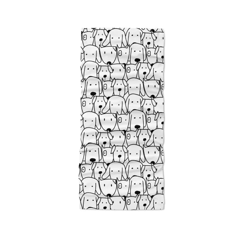 Cartoon Bandana Scarf 3D Print Magic Outdoor Riding Mouth Nose Qme style2 One Size China Mainland