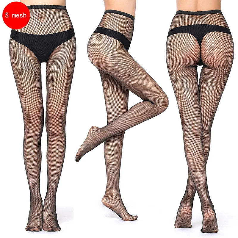 Women Fashion Hollow Out Sexy Pantyhose Black Tights Fishnet Qme S mesh One Size