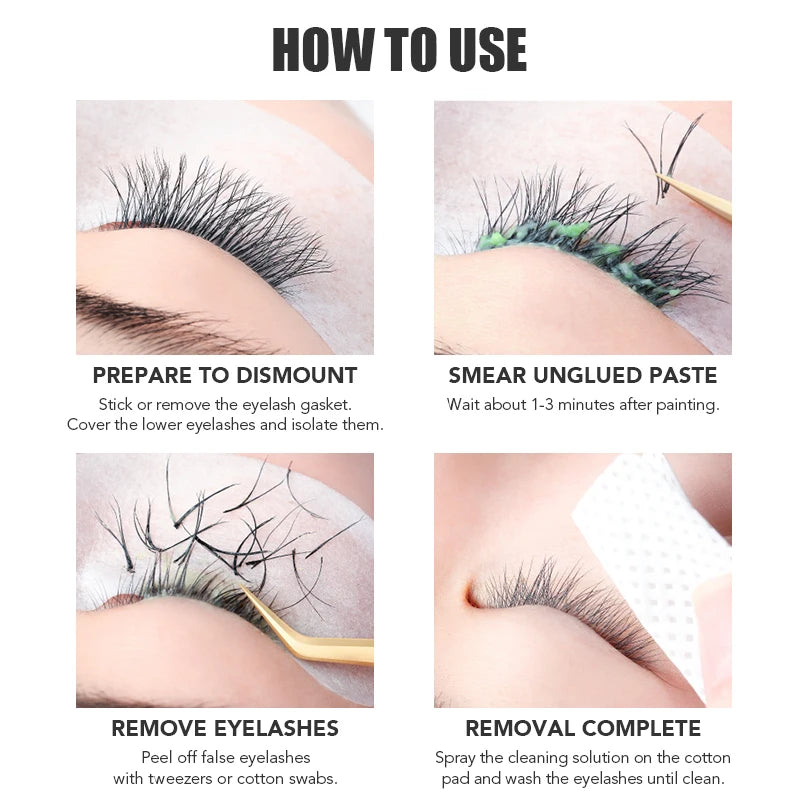 NATUHANA Cream Remover Professional Eyelash Extension Glue False Eye Qme