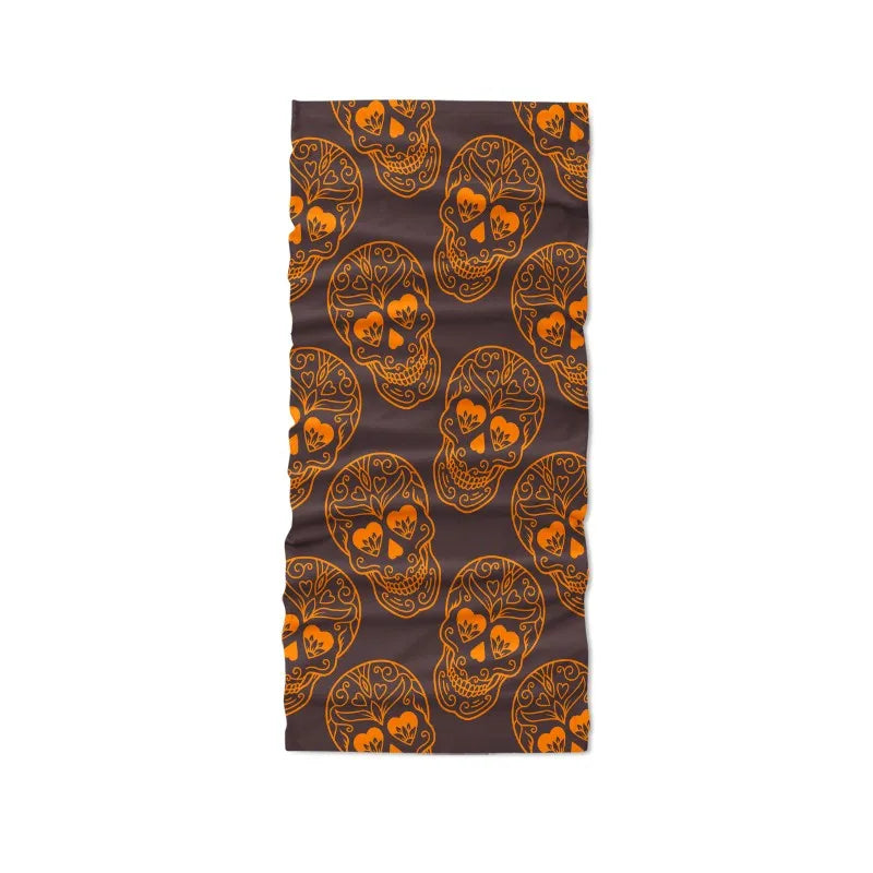 Cool 3D Skull Faces Scarf Women Turban Magic Scarves Outdoor Anti-UV Qme style4 One Size China Mainland