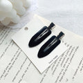 4/2pcs No Bend Seamless Hair Clips Side Bangs Fix Fringe Barrette Makeup Washing Face Accessories Women Girls Styling Hairpins Qme 2pcs-Black