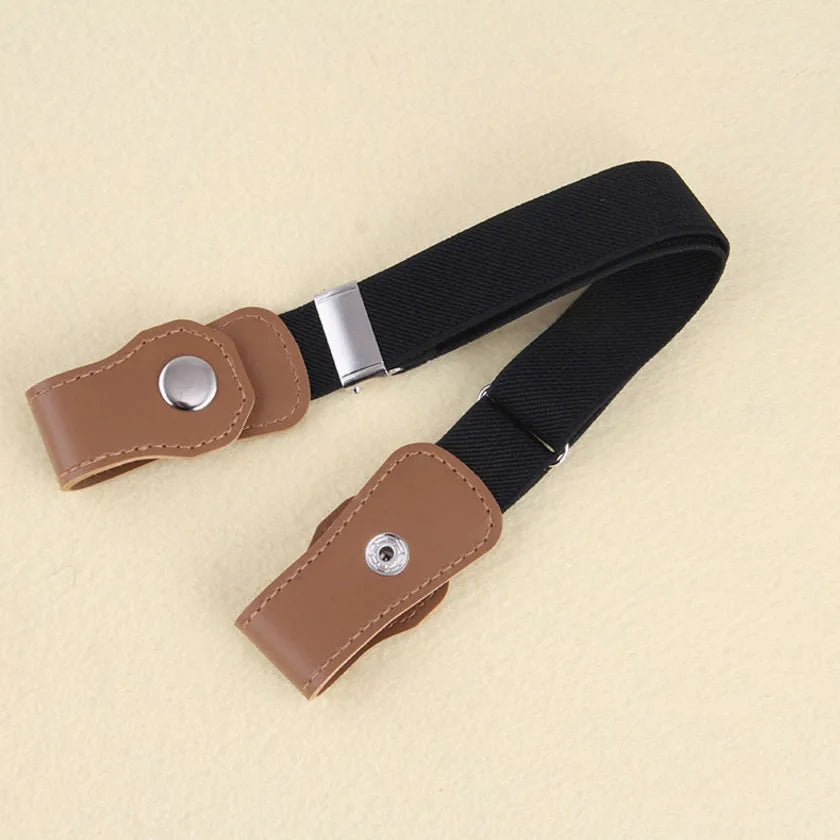Kids Buckle-free Elastic Belt Waist No Buckle Stretch Belts Toddlers Qme W-1 40-65cm