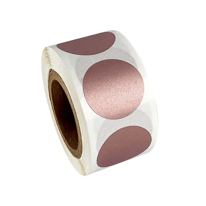 300Pcs/Roll "You Win" Scratching Silver/Rose Gold Round Sticker Labels For Party Activity Favors Stationery Stickers c2866 Qme