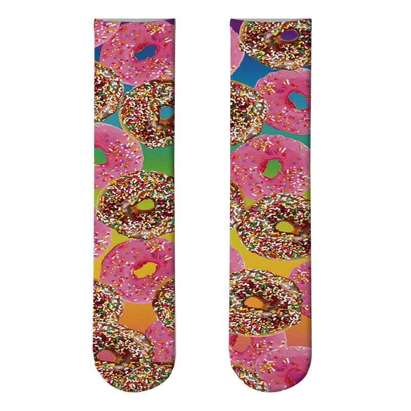 Candy Ice Cream 3d Patterned Socks Funny Soft Autumn Winter Sports Qme style4 One Size China Mainland