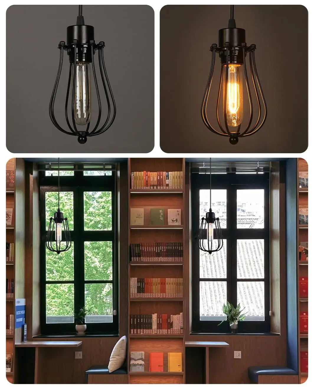 Vintage Concrete Pendant Light Fixture America Retro Hanging Lamps Bar Shop Restaurant Indoor Cement Kitchen Decoration Loft Qme