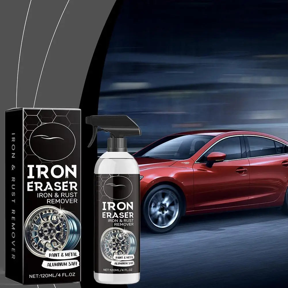 Car Rust Remover Spray Wheels Paint Acting Brake Dust Automotive Qme