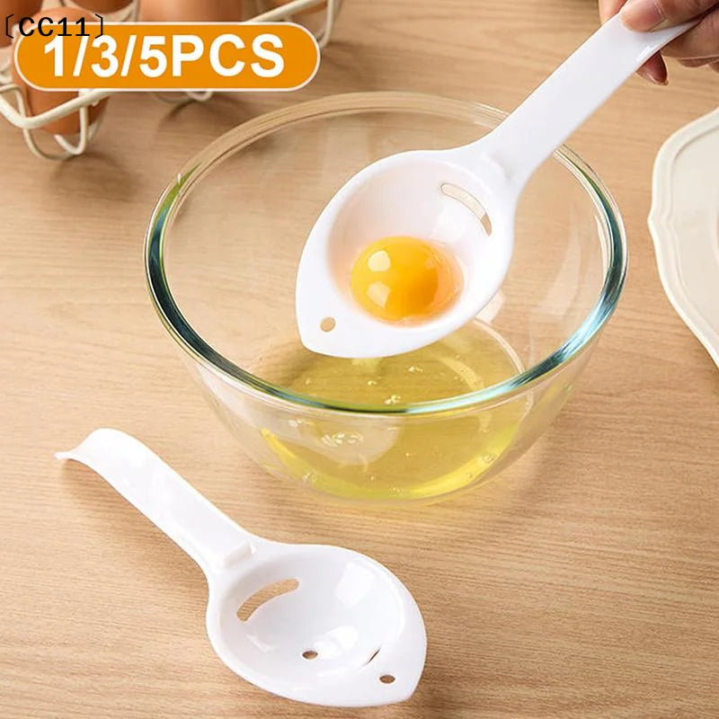Extended Handle Egg White Separator Yolk Filter Kitchen Cooking Qme
