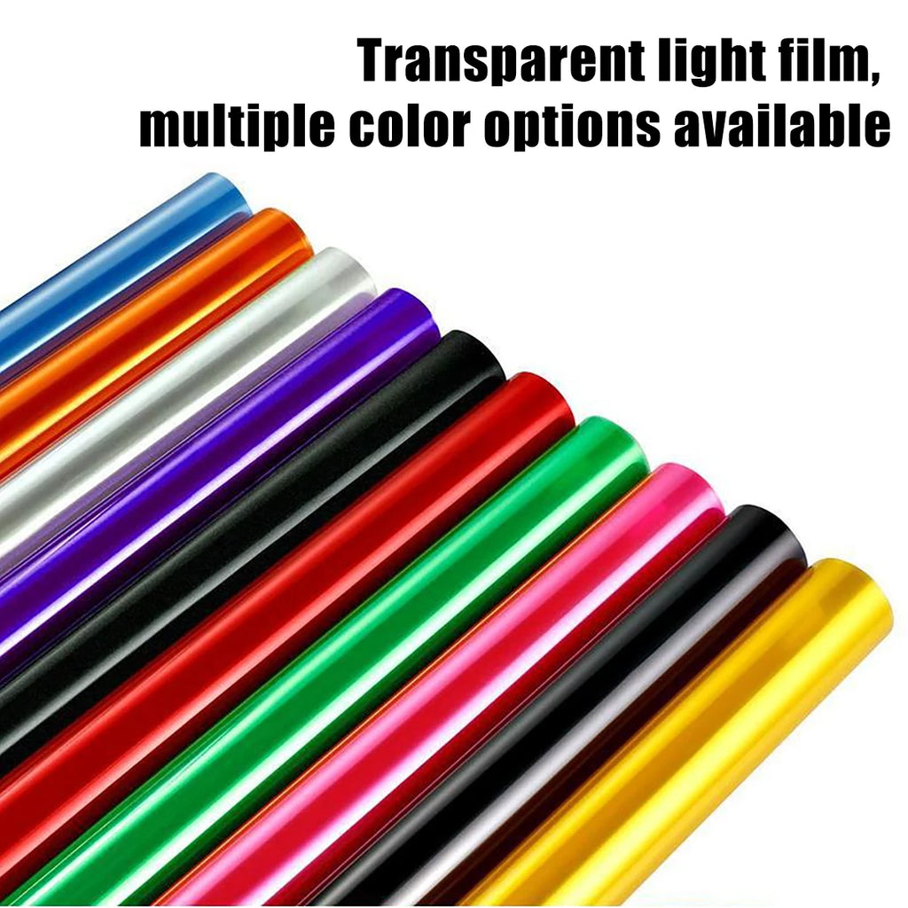 30x60cm 11 81x23 Car Bright Light Headlight Film Changing Sticker Qme