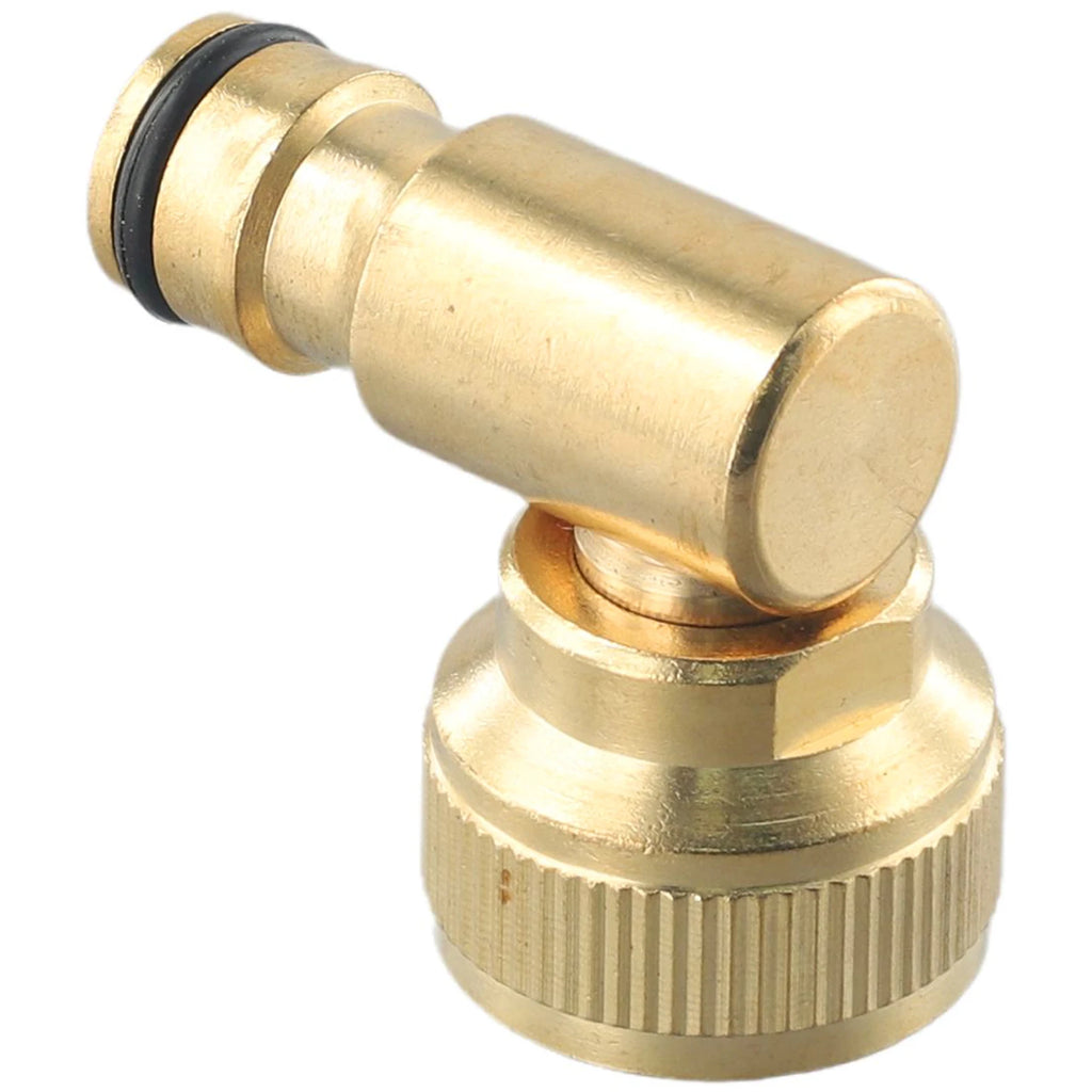 Hose Reel Swivel Elbow Quick Connector Garden Hose Tap Converter For Hoselock Plug 3/4in BSP Females Qme