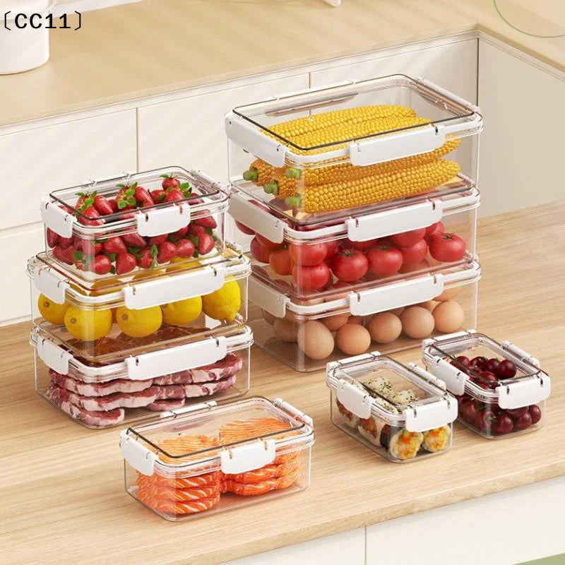 Fruit Storage Containers Fresh Food Fridge Clear Organizer Qme