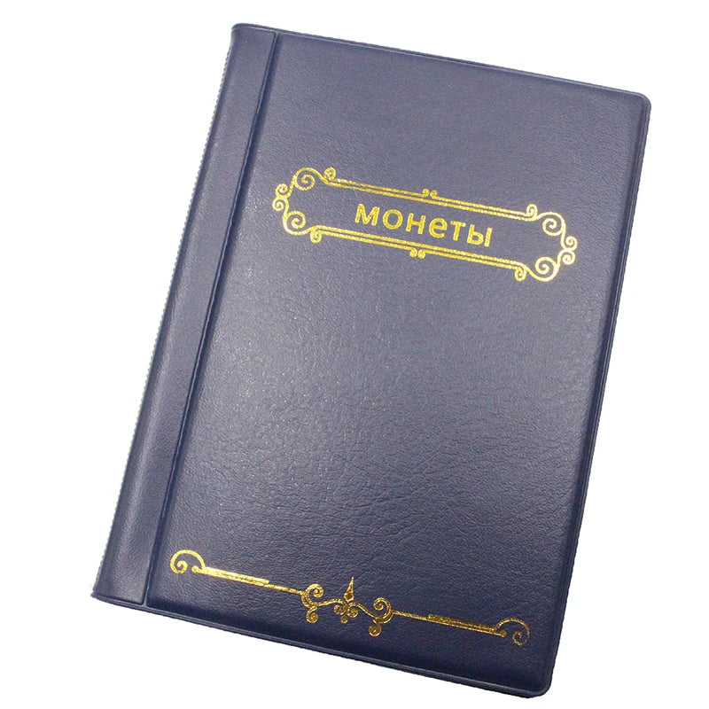 Album Coin Holders Collection Book Scrapbook Double Row Russia120 Qme
