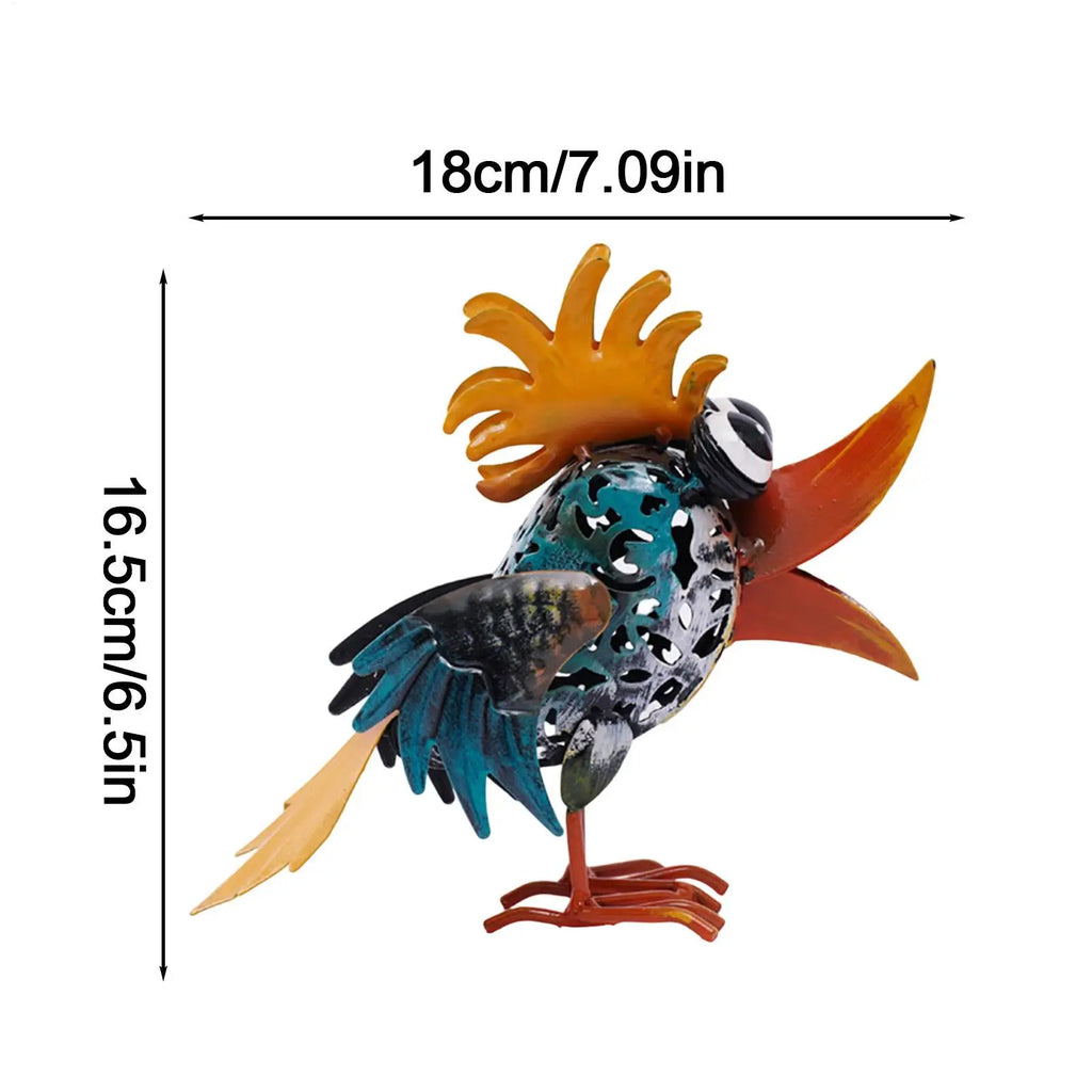 Outdoor Bird Decor Animal Yard Decorations Funny Big Eyes Mouth Qme