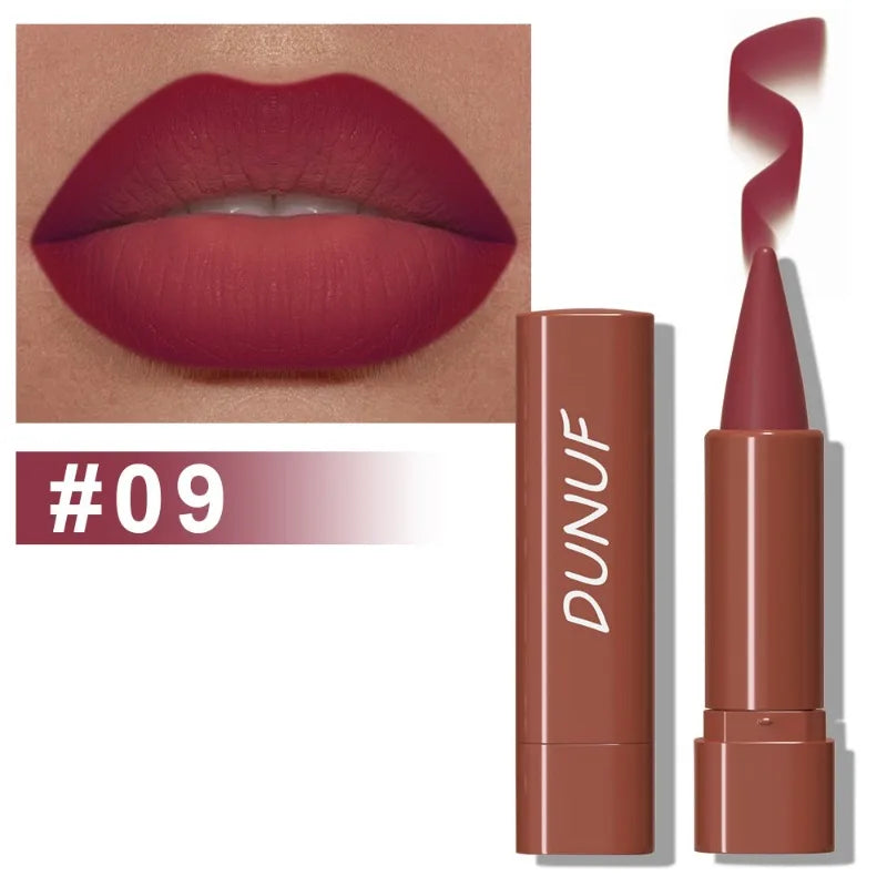 Lipline Lipstick Pen Long-lasting Multi-color Waterproof Rendering Qme 09