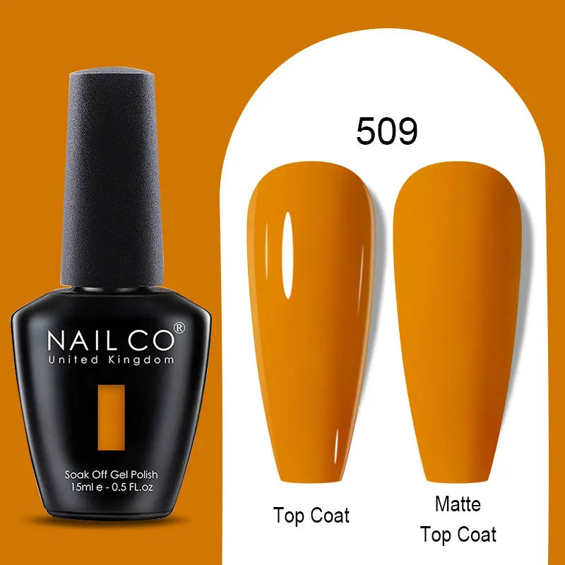 NAILCO Nude Nails Gel Nail Polish UV LED Semi-permant Varnish Hybrid Qme 509