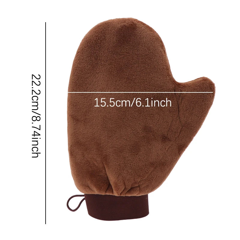 Reusable Fingerless Gloves Self-tanning Cream Lotion& Mousse Body Qme