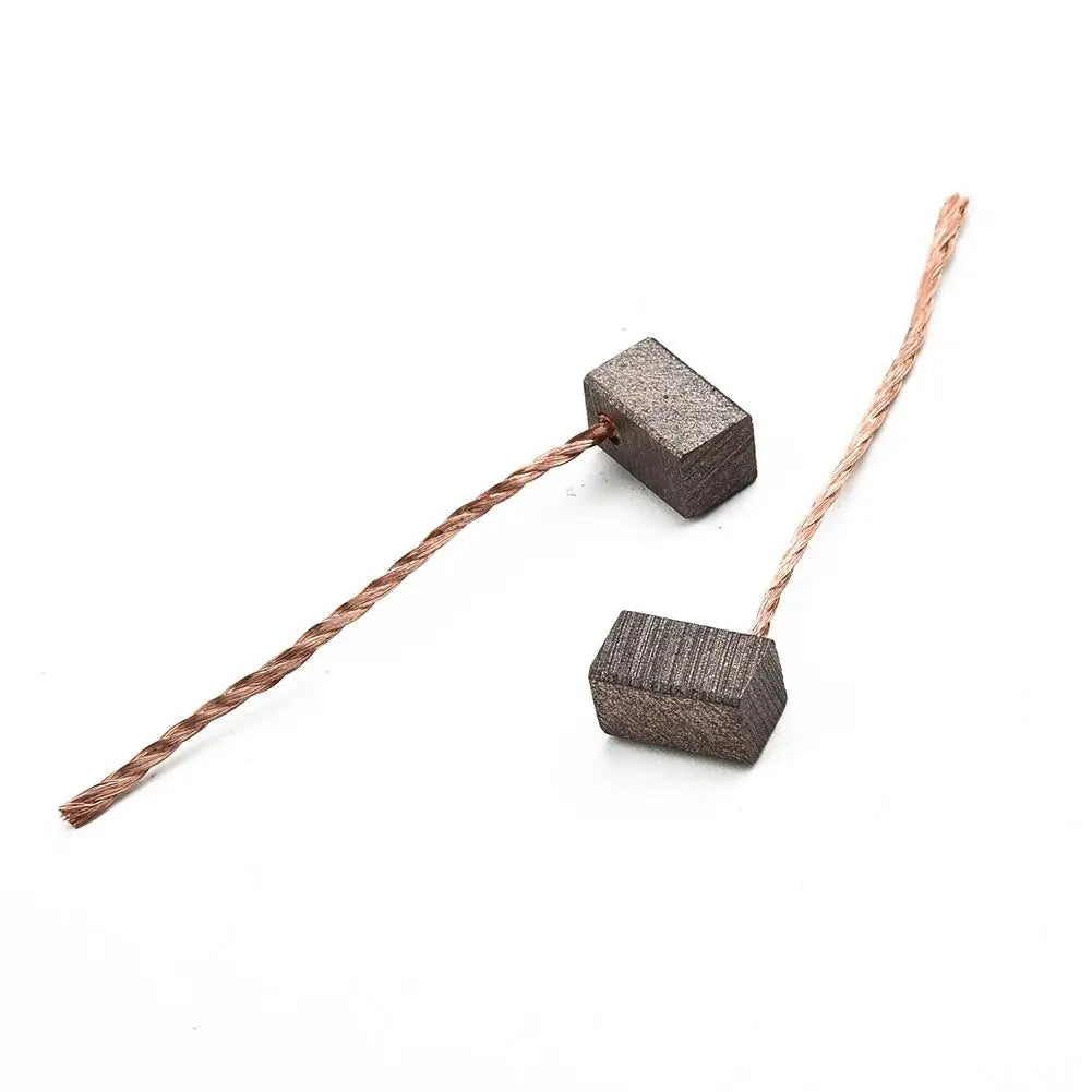 8Pcs Set Carbon Brushes 6*6*10mm Replacement Parts For Blower Motor Fan Motor Windshield Wiper Motor Power Tools Qme