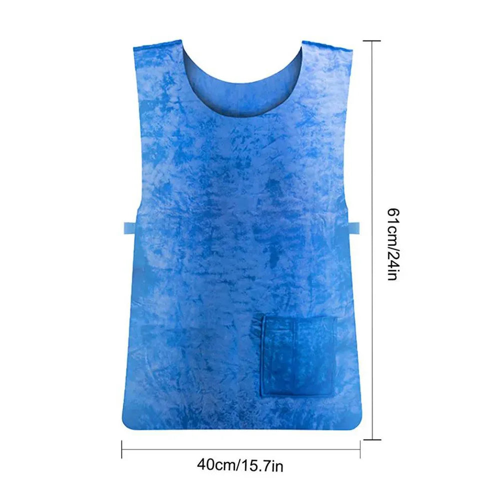 Summer Cooling Vest Comfortable Cold Vest Lightweight Ice Clothes Adjustable for Cycling Running Outdoor Sports for Hot Weather Qme