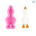 3D Cute Duck Form Silicone Mold DIY Scented Candle Plaster Soap Polymer Clay Resin Mould Handmade Baking Chocolate Cake Mold Qme A3