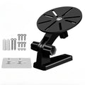 3PCS Home Non-Drilling Camera Mount Smart PTZ Adjustable Angle Surveillance Bracket Black Qme Black-No-drill