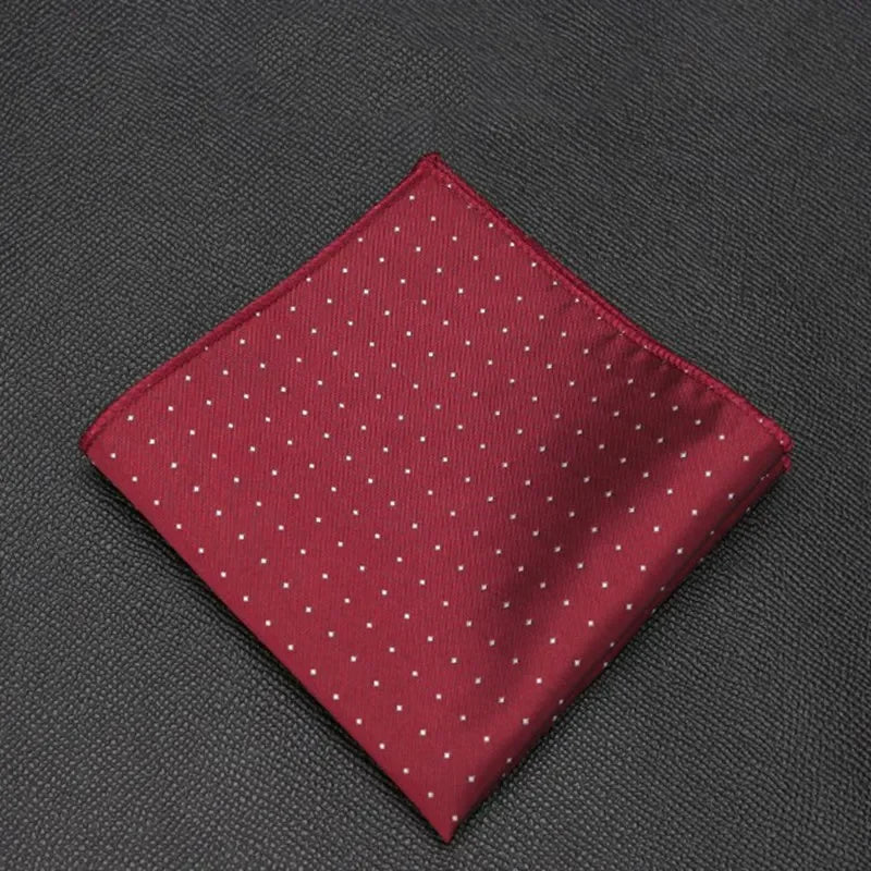 Men Pocket Square Suits Hanky for Men Plaid Handkerchiefs Casual Suit Square Handkerchief Towels for Party Classic Suit Napkin Qme A41